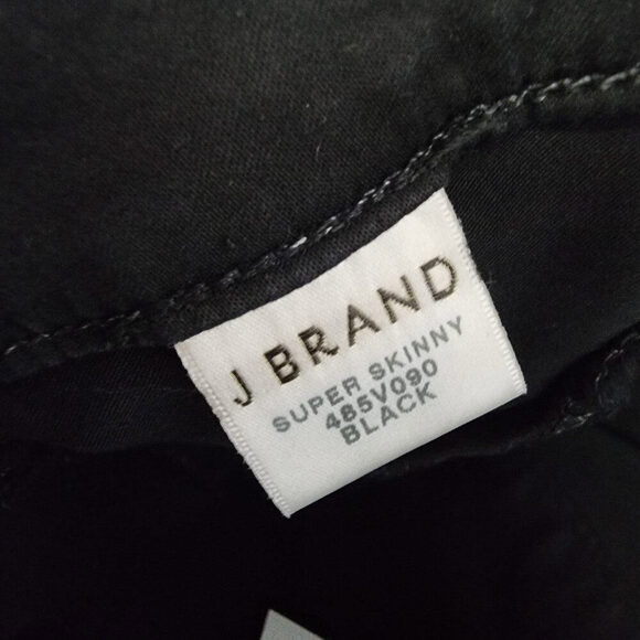 J Brand Black Super Skinny Mid Rise Jeans Size 31 - Picture 7 of 9